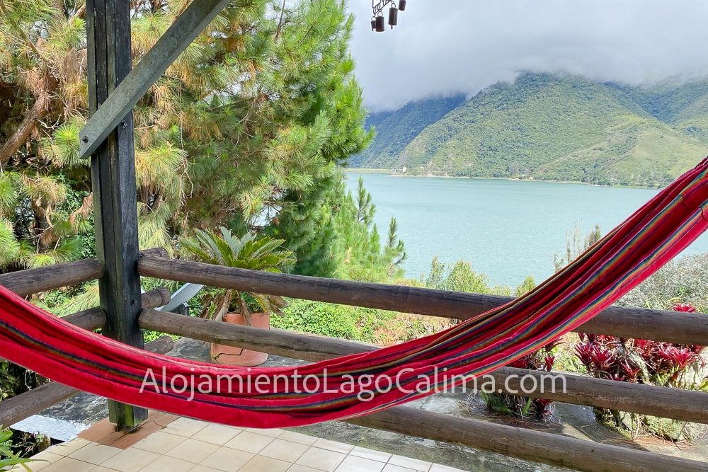 balcón, cabaña 0006 en el Lago Calima