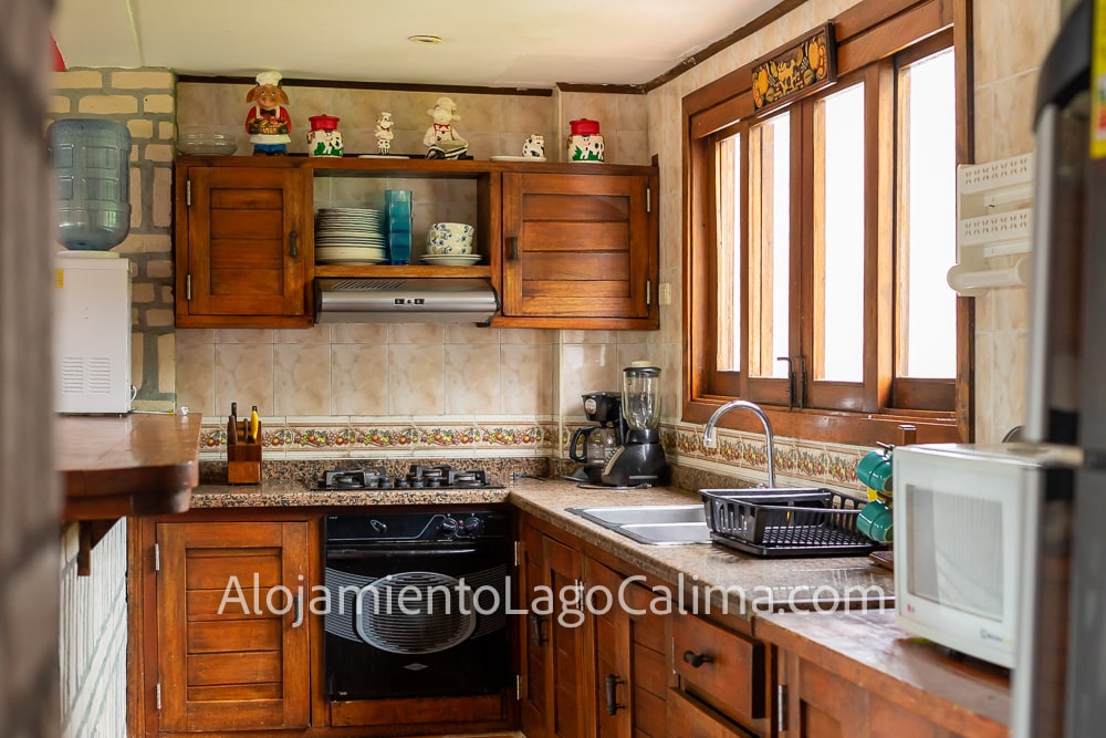 cocina, Casa campestre 0009 en el Lago Calima