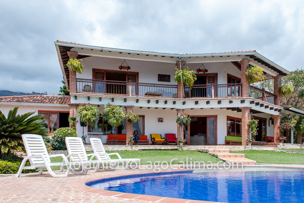 piscina, Casa campestre 0009 en el Lago Calima
